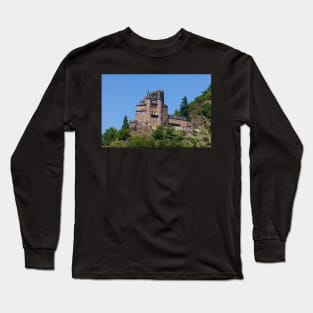 Katz Castle, St. Goarshausen, Rhineland-Palatinate, Rhine, Middle Rhine, Castle Long Sleeve T-Shirt